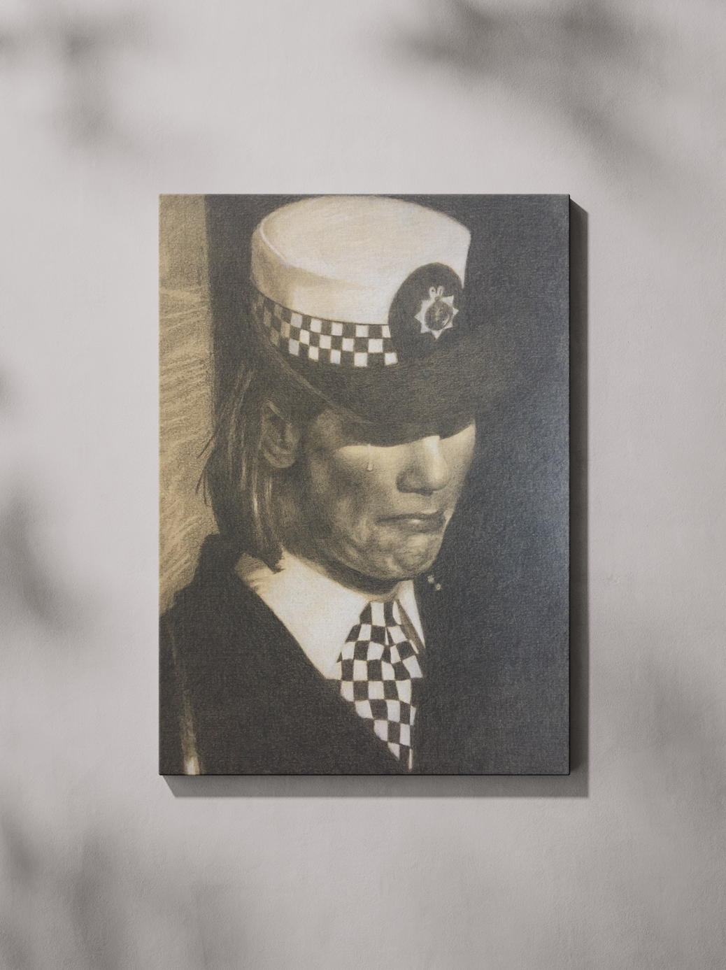 Police Woman, crying.